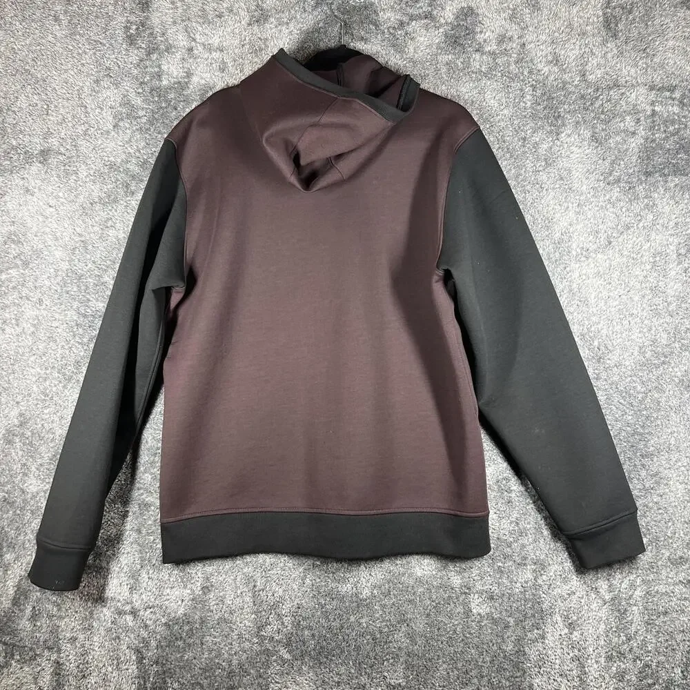 The North Face Hoodie Mens L Purple Full Zip Hooded Pockets Stretch Logo Tech